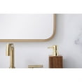thumbnail image 4 of Soft corner metal rectangular mirror 18x36 inch in Brass, 4 of 5