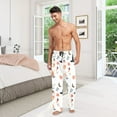 thumbnail image 6 of FORMRS Mens Pajama Pants with Pockets Sleepwear Lounge Bottoms Sizes S-2XL, White Halloween Ghosts, 6 of 7
