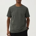 thumbnail image 6 of Gyexs Mens Swimming Shirt UV Protection Short Sleeve UPF 50+ Quick Drying Sun Protection Rash Guard Shirts for Fishing Running Army Green, Size M, 6 of 7