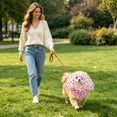 thumbnail image 3 of VMWMSSR Polka Dot Tulle Dog Sun Hat Elastic Mesh Puppy Head Cover Breathable Pet Sun Protection Bonnet For Small Medium Dogs Outdoor Walking Park Travel(Red-9.84"), 3 of 3