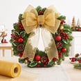 thumbnail image 6 of Christmas Deco Mesh Ribbon Roll with Metallic Foil Glitter, Wired for Wreaths, Garlands, Bows and Holiday Home Decorations, 6 of 6