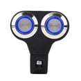 thumbnail image 4 of Yctze acento de aluminio negro motocicleta manillar interruptor faro freno luz antiniebla encendido / apagado con luz indicadora 7/8 pulgadas 22 mm ANGGREK Otros, 4 of 8