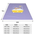 thumbnail image 3 of Sikiie Corgi Washing in Bathtub Ultra-Soft Micro flannel Blanket Luxury All Seasons Warm Blanket for Bedding Sofa and Travel (4 sizes)-60"x50", 3 of 7
