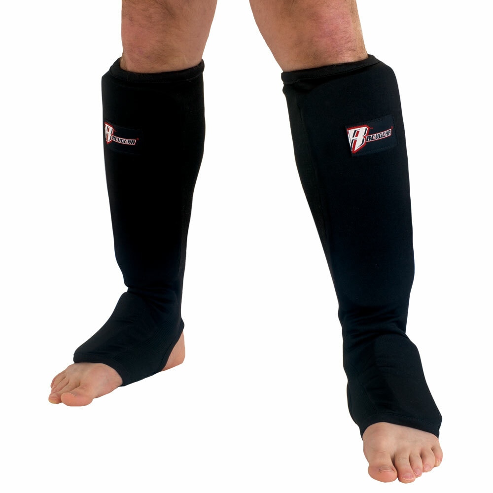 Cloth Shin and Instep Pad Black