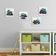 thumbnail image 3 of HFDF Watercolor Monster Truck Wall Art Car Room Decor for Boys Vintage Vehicle Posters Kids Playroom Wall Toddler Nursery Paintings Canvas Prints Living Room Garage Decorations 4P 10x8inch Unframed, 3 of 6