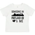 thumbnail image 3 of Inktastic Portland Oregon Someone Loves Me Skyline Boys or Girls Baby T-Shirt, 3 of 5