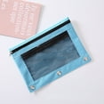 thumbnail image 2 of Wozhidaose Oxford Cloth Pencil Case, Sky Blue, 2 of 2