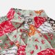 thumbnail image 4 of Camisas s Para Hombre Camisas superiores casuales para hombres Camisa con estampado floral Camisa de manga corta con cuello vuelto Camisa con botones a la (Green, M), 4 of 6