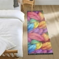 thumbnail image 3 of Yayeee Runner Rug for Bedroom 2'x6' Machine Washable Hallway Non Slip Mat, Vibrant Leaves Pattern, 3 of 8