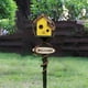 thumbnail image 3 of Estacas para casas de pájaros, regalos novedosos, liquidación exterior, artesanías de arte rústico pintadas a mano amarillo, 3 of 7