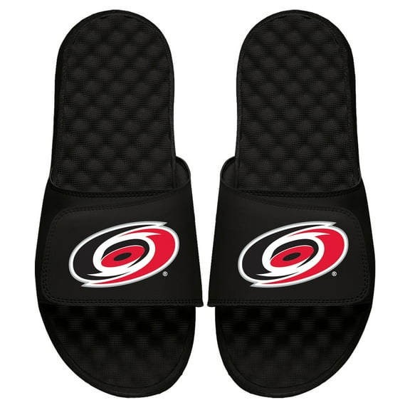 Men's ISlide Black Carolina Hurricanes Primary Logo Slide Sandals