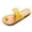 Yellow, variant on asdoklhq Womens Espadrilles,Womens Sandals Open Toe Flower Pattern Thick Bottom Flip Flop Weaving Slippers