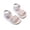 White, variant on Toddler Sandals for Girl, Summer Beach Shoes for Kids, Comfortable Casual Party Wear Breathable Soft Sole Everyday Footwear for Ages 1-6 Years