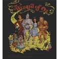 thumbnail image 5 of Wizard Of Oz Yellow Brick Road Vintage Shot Women's Black Crew Neck Short Sleeve Crop Tee-XS, 5 of 5