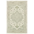 thumbnail image 2 of Ox Bay Epoch 10' x 14' Hand-Tufted Wool Indoor Area Rug, Green/Beige Medallion Design, 2 of 9