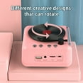 thumbnail image 6 of ZFYXGS Record Player Wireless Bluetooth Sound Retro Creatives Mini Portable Card Insert Small Speaker Subwoofer Gift, 6 of 7
