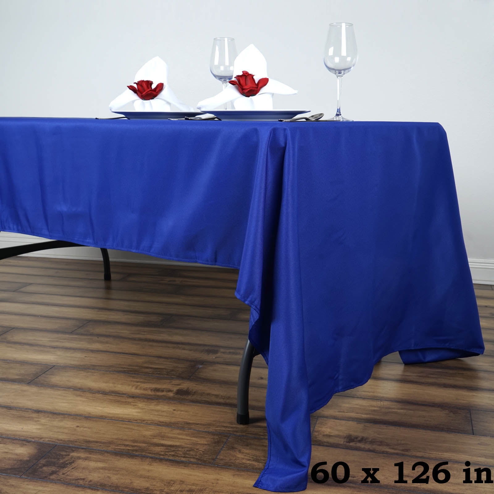 Balsacircle 60 X 126 Rectangular Polyester Tablecloth Table