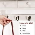 thumbnail image 4 of Sfugno Coat Hooks Wall Mounted, Rustic Wood Coat Rack Wall Mount Shelf with Hooks, Farmhouse Wall Coat Rack with Shelf & Coat Hook, 4 of 7