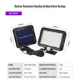 thumbnail image 2 of Luz solar de pared con paneles solares, 56 luces LED con energía solar para porche, valla, Patio, terraza, 2 of 5