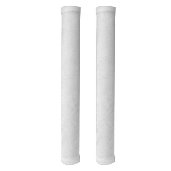 Pack of 2 Refrigerator Door Handle Cover Kitchen Appliance Microwave Fingerprint Protector Gloves Accessory for Restaurant Cafe White