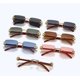 thumbnail image 1 of Gafas de sol de moda sin marco para hombre, gafas de sol con vetas de madera de leopardo personalizadas, gafas de sol cuadradas con patas, moda para mujer, 1 of 5