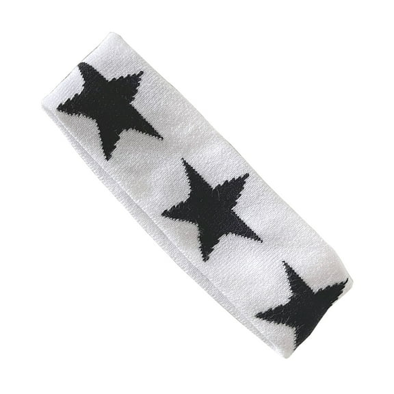 Star Headband Girls Running Bandeau Hairband Fashion Fitness Sport Accessories Workout Yoga Elastic Wide Headband