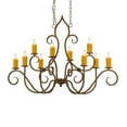 thumbnail image 5 of Meyda Tiffany 154997 Clifton 10 Light 48" Wide Taper Candle Style Chandelier, 5 of 7