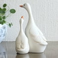 thumbnail image 5 of ICERUN 2Pcs Garden Statues,Resin Mother and Duckling Sculpture Lawn Ornaments,Plant Harmony Garden Sculptures,Style5, 5 of 7