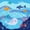 Light Blue, variant on jejeloiu Summer Party Shark Bedding,Beach Chair Coconut Print Duvet Cover Full For Boys,Bright Blue,Reversible,3-Piece,1 Duvet Cover and 2 Pillowcases