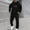 002 Black, variant on Hvot&aat Men's Sweatsuit 2 Piece Set Valentine's Day Prints Hoodies And Sweatpants Sets Jogging Gym Sweat Tracksuit
