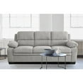 thumbnail image 5 of Lexicon Holleman Modern Textured Fabric Sofa with Pillow-top Arms in Light Gray, 5 of 5