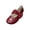 Wine_021, variant on Domuza Mary Jane Shoes for Women Slip on Dressy Ballerina Flats Shoes for Women 2026 New Comfort Non-Slip Shoes for Work Office Casual Black 7.5(EU-39)