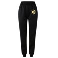 thumbnail image 4 of Alkepwun Womens Drawstring Sweatpants Oversized Fleece Joggers High Waisted Workout Pants Trousers Y2k Clothes Streetwear Black Lounge Bottoms with Pockets, 4 of 5