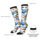 thumbnail image 4 of Fotbe Marine Animals Calcetas Divertidas Estampadas para Hombre y Mujer, Calcetas de Algodón hasta la Rodilla para Caminar, Correr, Enfermería y Embarazo, 4 of 6