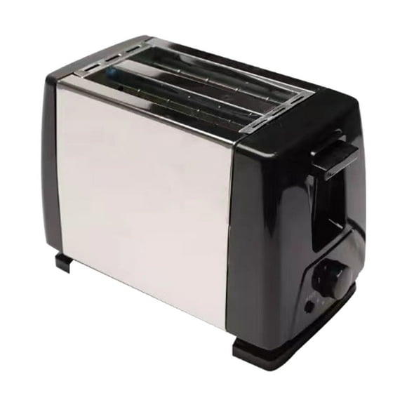Binwennn Oaster 2 Slices Stainless Steel Double Slot Toaster With Bun Attachment Function 7 110v Loaf of Bread Wrist Rest Mixing for Bread compatible with Machine Bread Mats Light Toaster Cover Butter