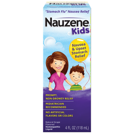 Nauzene Kids Liquid Nausea Remedy Natural Grape Flavor, 4 Fl.