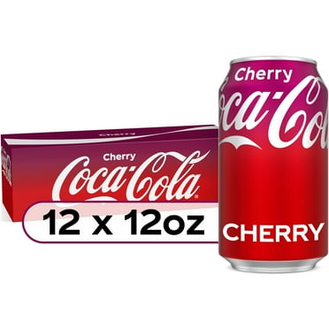 Coca-Cola Cherry Soda Pop, 12 fl oz, 12 Pack Cans