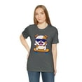 thumbnail image 6 of Skateboarding Bulldog Unisex T Shirt, 6 of 12