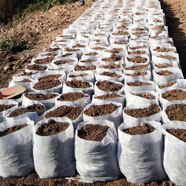 Macetas para plantas de interior Bolsa de cultivo de tela no tejida Bolsas de siembra de tela (S) Likrtyny Piezas de repuesto para herramientas