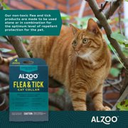 Alzoo Natural Flea Repellent Collar for Cats