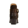 thumbnail image 3 of Frye Sacha Multi Strap Suede Bootie, 7.5, Brown, 3 of 5