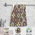 thumbnail image 6 of Dreamtimes 2 PCS Cotton Hand Towels 28.3 x 14.4 Inches Ultra Soft and Absorbent Towels for Face, Kitchen, Bath, Hotel, Gym, Mexican Talavera Tile Ceramic, 6 of 7