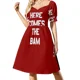 thumbnail image 2 of Aquí viene el vestido sin mangas Bam (Bama Big Al) Vestidos de noche ropa de mujer novedades de verano Vestido, 2 of 7
