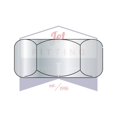 thumbnail image 2 of 3/8-16 Finished Hex Nuts | Double Chamfered | Steel | Zinc Plated (Quantity: 1500), 2 of 2