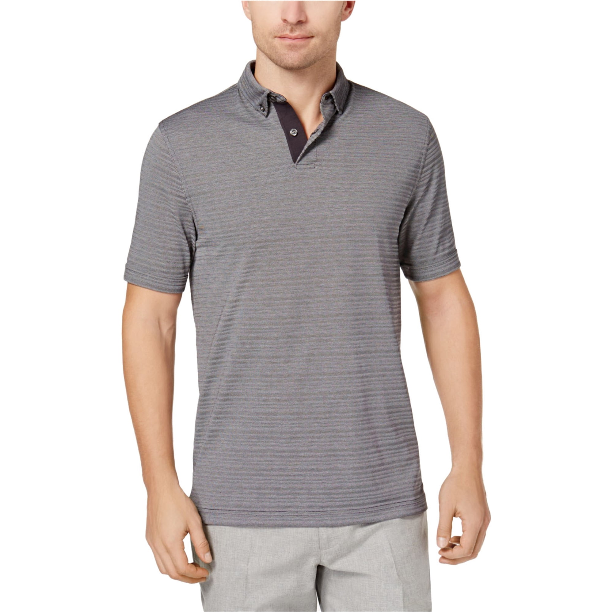 Tasso Elba - Tasso Elba Mens Multi-Stripe Supima Rugby Polo Shirt - Walmart.com - Walmart.com