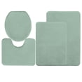 thumbnail image 1 of Tanuke Area Rug Non-Slip Water Absorbent Machine Washable Polyester 4-Pack, 1 of 2
