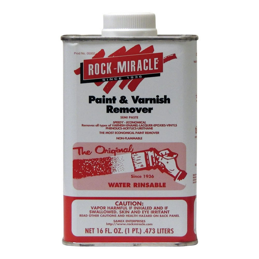 Rock Miracle Paint and Varnish Remover 16 oz.