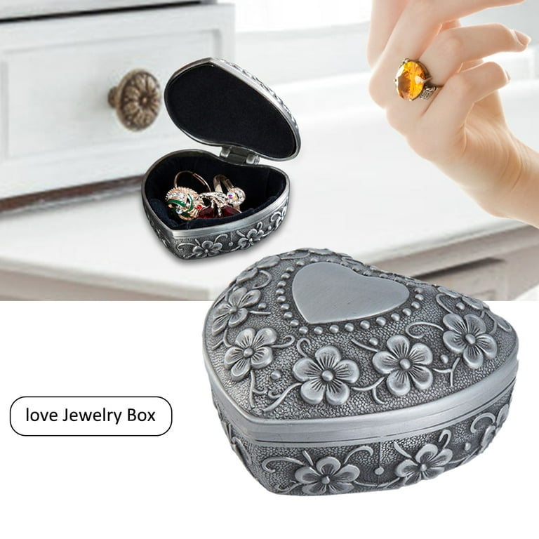 Rose shaped hot sale ring box