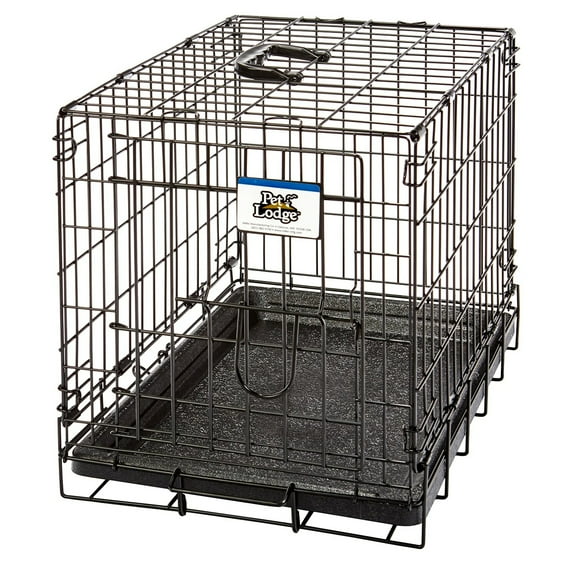 X-Small Single Door Wire Dog Crate, Blk
