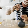 thumbnail image 1 of HINTRMENT Cage Lampshade Iron Metal Lampshade Rack For Home Decoration 1Pcs, 1 of 8